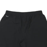 ADIDAS Mens Black Sports Shorts XL W33 Polyester Blend Casual Athletic Gym