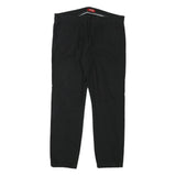 GUESS Mens Black Regular Fit Straight Denim Jeans W38 L30 Classic Style