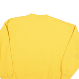 TUTLEX Mens Yellow Los Angeles Crew Neck XL Cotton Blend Sweatshirt Casual