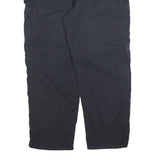 CARHARTT Mens Cotton Blend Blue Relaxed Straight Trousers W40 L32 Workwear