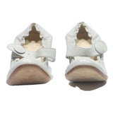 VIACE Womens Mary Jane Classic Leather White UK 4 Heeled Comfortable Stylish