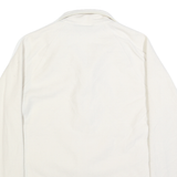 THE NORTH FACE Womens White Fleece Jacket M Zip Outdoor Warm Casual