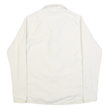 THE NORTH FACE Womens White Fleece Jacket M Zip Outdoor Warm Casual