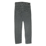 LEVI'S Mens Jeans Grey Regular Straight Denim W32 L29 Classic Cotton Zip