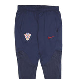 NIKE Mens Joggers Navy Blue Slim Tapered M W30 L28 HNS Crest Swoosh