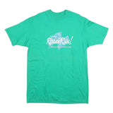 HANES Mens Green Seventh Annual Rodak Run T-Shirt XL Short Sleeve Crew Neck