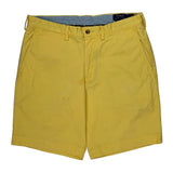 Polo By Ralph Lauren Chino Shorts - 32W 8L Yellow Cotton