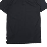 TED BAKER Mens Black Short Sleeve Plain Polo Shirt S Cotton Premium Casual
