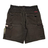 Quiksilver Cargo Shorts - 33W 10L Brown Cotton