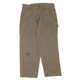 DICKIES Mens Jeans Beige Regular Straight Denim W32 L29 Workwear Utility