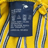 Tommy Hilfiger Striped Polo Shirt - Small Black Cotton