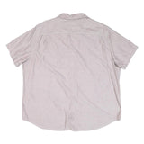 LEVI'S Mens Light Grey Cotton Blend Shirt 2XL Casual Button-Up Pocket