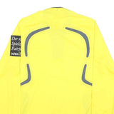 ADIDAS Switzerland FA Mens Yellow Long Sleeve Football Referee Jersey M
