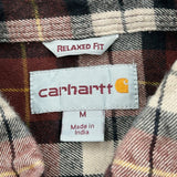 Carhartt Checked Flannel Shirt - Medium Black Cotton