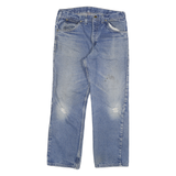 CARHARTT Mens Jeans Blue Regular Straight Denim Light W32 L27 Workwear Casual