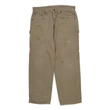 Carhartt Carpenter Trousers - 35W 32L Khaki Cotton