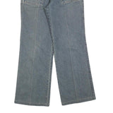 BXH Womens Relaxed Blue Denim Jeans W29 L29 Patch Pocket Zip Closure