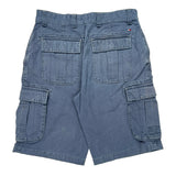 Tommy Hilfiger Cargo Shorts - 32W 10L Blue Cotton