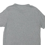 PUMA Mens Grey Athletic T-Shirt M Short Sleeve Crew Neck Cotton Blend Sportswear
