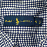Ralph Lauren Checked Shirt - XL Blue Cotton