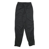 ADIDAS Mens Joggers Black & White Slim Tapered S W26 L30 Sports Logo