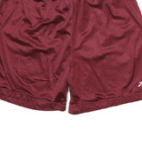 REEBOK Mens Shorts Maroon Casual Sports M W26 Breathable Activewear