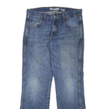 WRANGLER Mens Regular Denim Blue Jeans W34 L32 Classic Zip Pockets