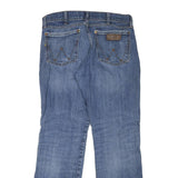 WRANGLER Mens Regular Denim Blue Jeans W34 L32 Classic Zip Pockets
