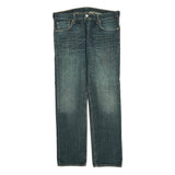 501 Levis Jeans - 35W 32L Blue Cotton