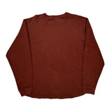 Carhartt Long Sleeve T-Shirt - 2XL Brown Cotton