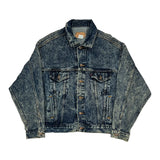 Levis Oversized Denim Jacket - XL Acid Wash Cotton