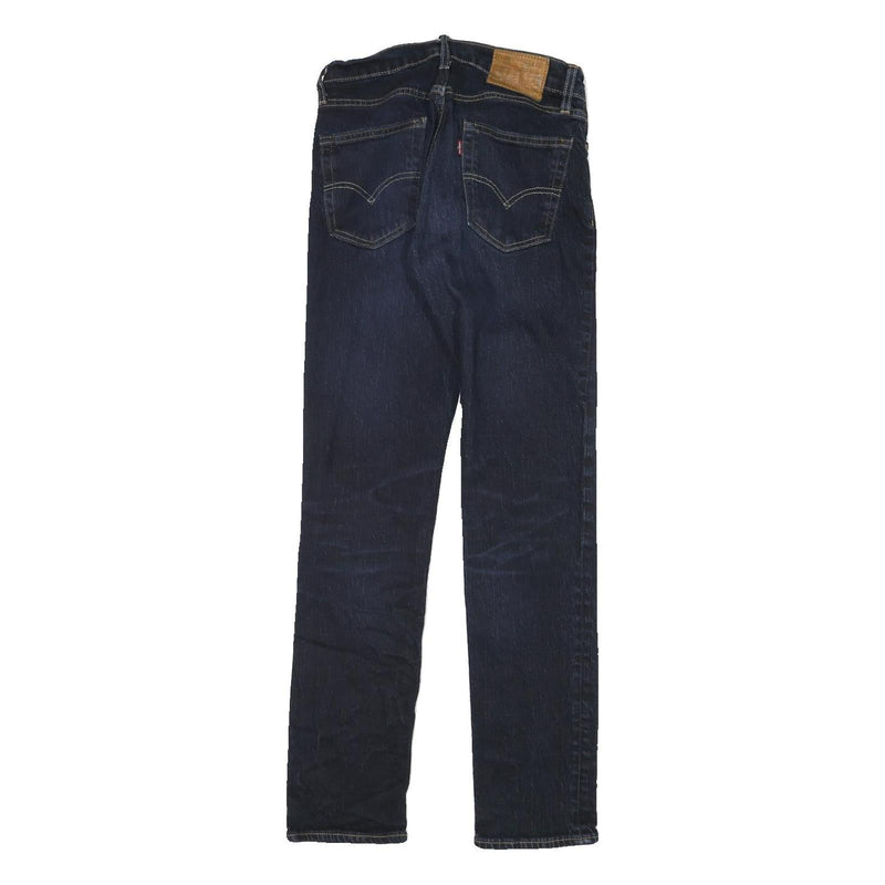 LEVI'S 511 Mens Jeans Blue Slim Skinny Denim Medium W27 L31 Classic Zip Closure