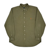 Ralph Lauren Tall Shirt - XL Green Cotton