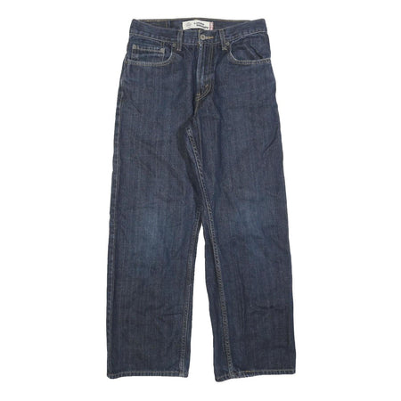 LEVI'S 569 Boys Blue Loose Straight Denim Medium W28 L28 Loose Fit Zip Jeans
