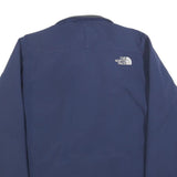THE NORTH FACE Mens Blue Softshell Jacket S Polyester Blend Zip Outdoor Athletic