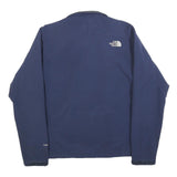 THE NORTH FACE Mens Blue Softshell Jacket S Polyester Blend Zip Outdoor Athletic