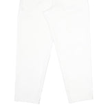 WORTHINGTON Womens Classic White Trousers W30 L30 Zip Pocketed Regular Fit