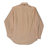 Polo By Ralph Lauren Checked Shirt - Medium Orange Cotton