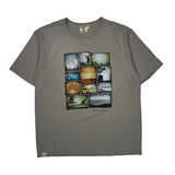 Brisbane Australia Pacific Creations Single Stitch T-Shirt - Large Grey Cotton