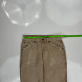 Schmidt Carpenter Pants - 30W 34L Brown Cotton