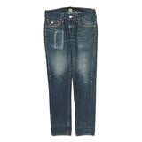 True Religion Contrast Stitch Jeans - 33W 31L Blue Cotton