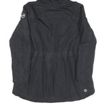 COLMAR Womens Black Faux Fur Collar Jacket M Polyester Blend Zip Hooded