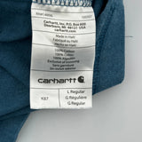 Carhartt T-Shirt - Large Blue Cotton