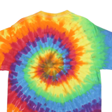 GILDAN Mens Multicolour Tie Dye T-Shirt L Short Sleeve Crew Neck Destin Graphic