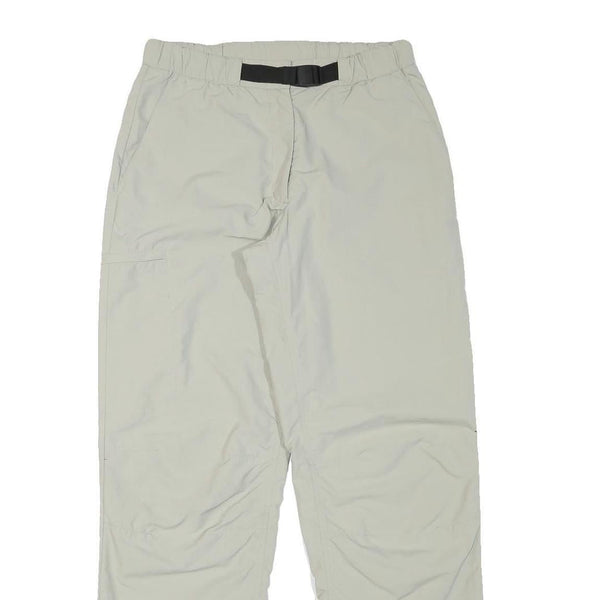 ODLO Womens Polyester Blend Beige Regular Fit Straight Trousers W29 L31 Outdoor