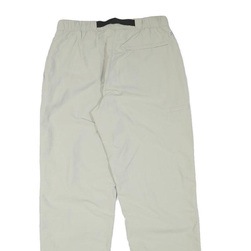 ODLO Womens Polyester Blend Beige Regular Fit Straight Trousers W29 L31 Outdoor