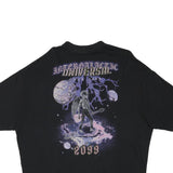 ASOS Mens Black Intergalactic Universal Tour 2099 Graphic T-Shirt L Short Sleeve