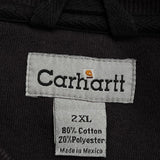 Carhartt Sweatshirt - 2XL Black Cotton Blend
