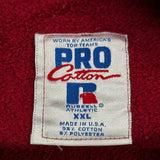 Made In USA Russell Athletic Sweatshirt - 2XL Red Cotton Blend