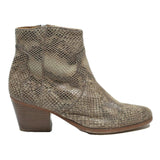 L'ATELIER TROPEZIEN Womens Ankle Boots Brown Leather UK 4 Stylish Western Design